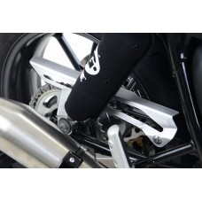 R&G Racing Brushed Stainless Chain Guard for the Triumph Street Twin/Bonneville T120/Street Cup '17-'22